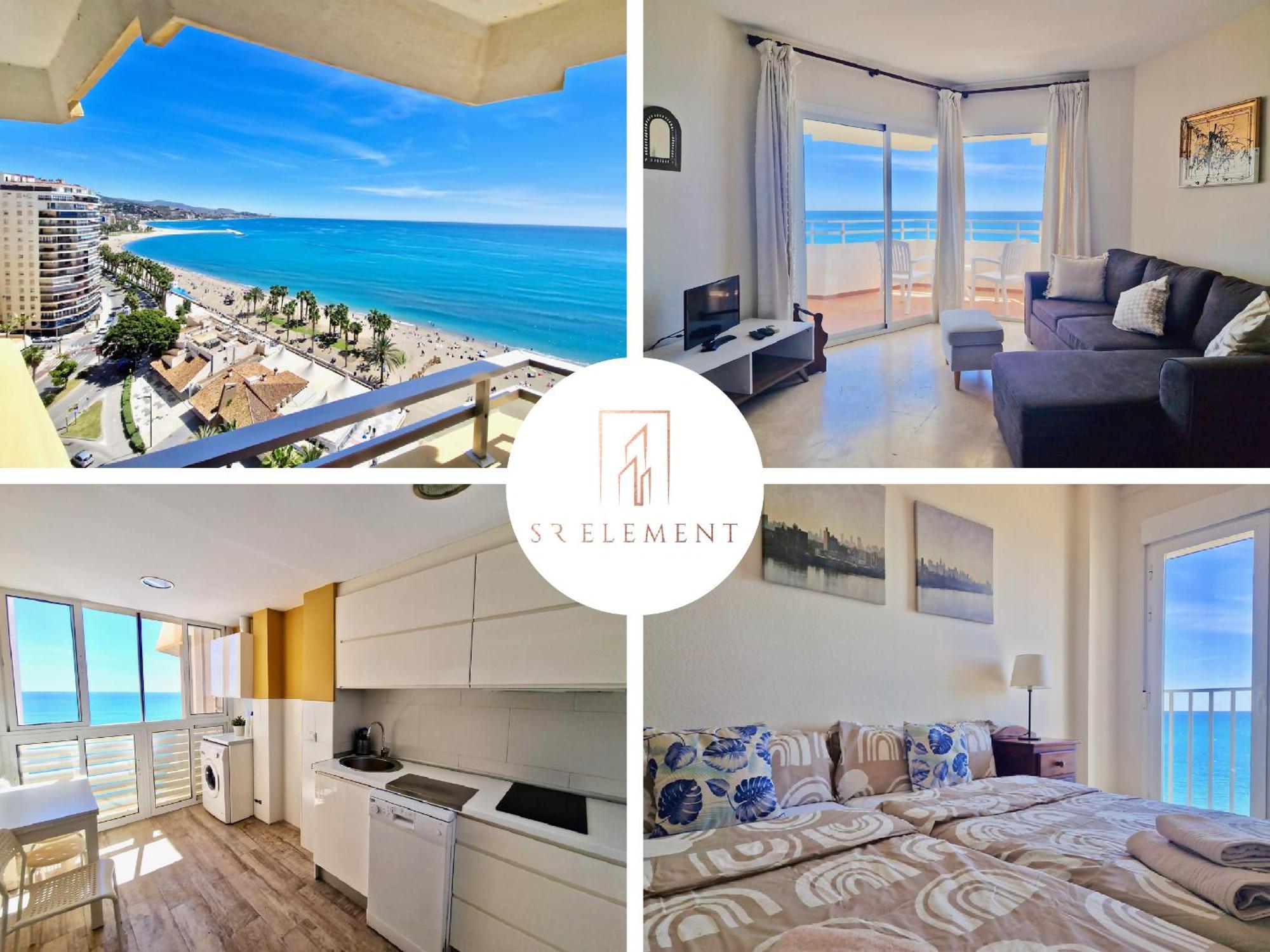 Sr Malagueta Beach Front Wonderful Sea View Málaga Buitenkant foto
