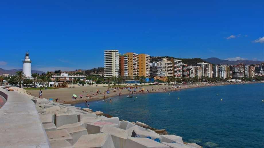 Sr Malagueta Beach Front Wonderful Sea View Málaga Buitenkant foto
